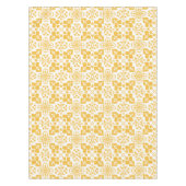 Elegantes, gelbes Muster Chic Modernes Osterfest Tischdecke (Vorderseite)