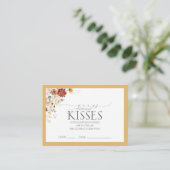 Elegantes Gelbes Wildblume Brautparty Game Begleitkarte (Stehend Vorderseite)