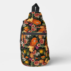 Elegantes gelbes Zitrusfrüchtegewächse Crossbody Bag
