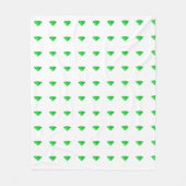 Elegantes Gemstone Emerald Blue Color Diamond Imag Fleecedecke (Vorderseite)