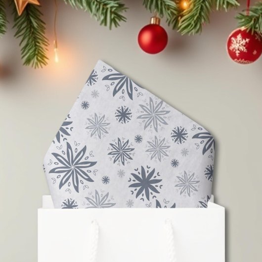Elegantes Gemustertes Geschenk-Wrapping Seidenpapier