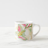 Elegantes Gemustertes Porzellan Espressotasse (Rechts)