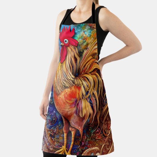 Elegantes Gemustertes Rooster Schürze (InSitu)
