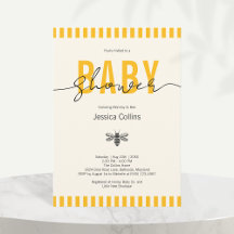 Elegantes Gender Neutral Mommy to Bee Baby Shower