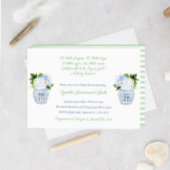 Elegantes Gender Unknown Poem Baby Shower Party Einladung