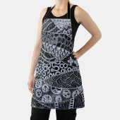 Elegantes geometrisches Abstraktes Tribal-Muster Schürze (InSitu)