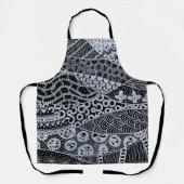 Elegantes geometrisches Abstraktes Tribal-Muster Schürze (Vorderseite)