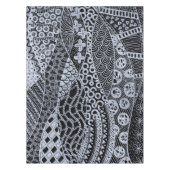 Elegantes geometrisches Abstraktes Tribal-Muster Tischdecke (Vorderseite)