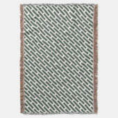 Elegantes geometrisches All-Over-Muster Decke (Vorderseite Vertikal)