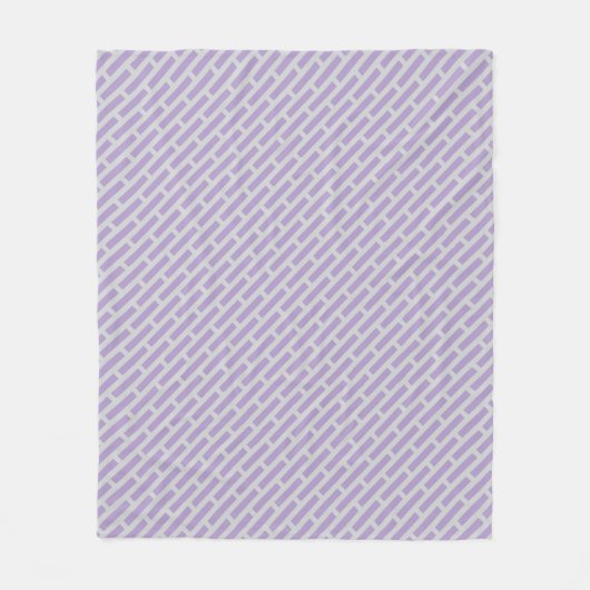 Elegantes geometrisches Allover-Muster Fleecedecke (Vorderseite)