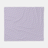 Elegantes geometrisches Allover-Muster Fleecedecke (Vorderseite (Horizontal))