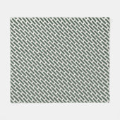 Elegantes geometrisches Allover-Muster Fleecedecke (Vorderseite (Horizontal))