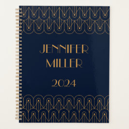 Elegantes geometrisches Art Deco Design Planer