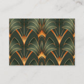 Elegantes geometrisches Brautparty Art Deco Begleitkarte (Rückseite)