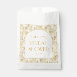 Elegantes geometrisches Brautparty Geschenktütchen