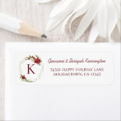 Elegantes geometrisches Foliage Monogramm (Insitu)