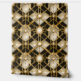 Elegantes geometrisches Gittermuster Tapete klassi
