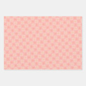 Elegantes geometrisches Kreuzrechteck-Muster Geschenkpapier Set (Vorderseite)