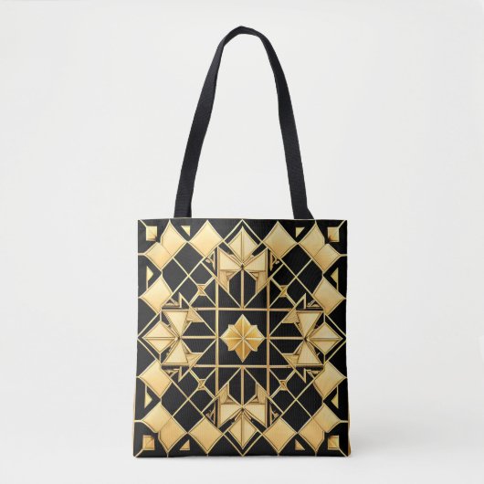 Elegantes geometrisches Kunstdesign Tasche (Vorderseite)