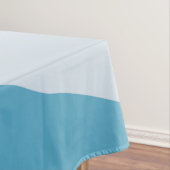 Elegantes geometrisches Marineblau und grüne Paste Tischdecke (Beispiel)