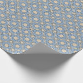 Elegantes geometrisches Mosaik-Geschenkpapier Geschenkpapier (Ecke)