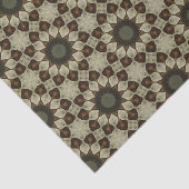 Elegantes, geometrisches Muster Abstrakt Seidenpapier (Ausschnitt)