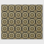 Elegantes geometrisches Muster Art Geschenkpapier (Flach)