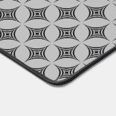 Elegantes, geometrisches Muster auf hellgrau Schreibtischunterlage (Ecke)