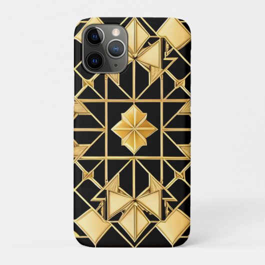 Elegantes geometrisches Muster Case-Mate iPhone Hülle (Rückseite)
