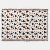 Elegantes geometrisches Muster Decke (Vorderseite)