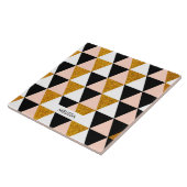 Elegantes geometrisches Muster Fliese (Seite)