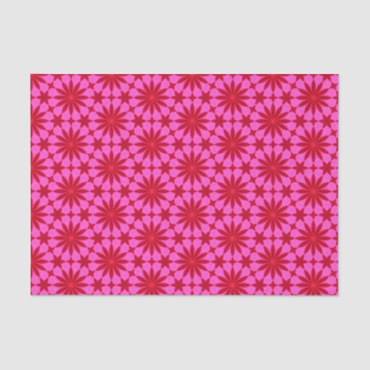Elegantes geometrisches Muster Girly Chic Seidenpapier (Vorderseite)