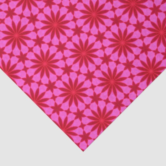 Elegantes geometrisches Muster Girly Chic Seidenpapier (Ausschnitt)