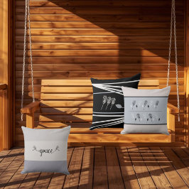 Elegantes geometrisches Muster Kissen