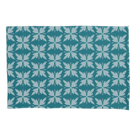 Elegantes, geometrisches Muster Kissenbezug (Vorderseite-Links)