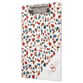 Elegantes geometrisches Muster Klemmbrett (Links)