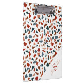 Elegantes geometrisches Muster Klemmbrett (Rechts)