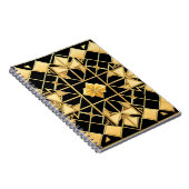 Elegantes geometrisches Muster Notizblock (Rechte Seite)