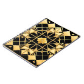 Elegantes geometrisches Muster Notizblock (Linke Seite)