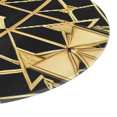 Elegantes geometrisches Muster Schneidebrett (Ecke)