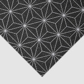 Elegantes geometrisches Muster - Silber u. Seidenpapier (Ausschnitt)