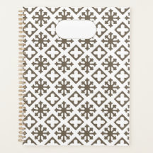 Elegantes geometrisches Notizbuch