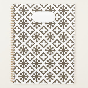 Elegantes geometrisches Notizbuch Planer