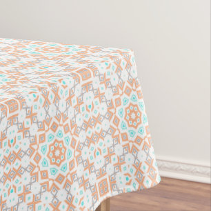 Elegantes geometrisches Retromuster Tischdecke