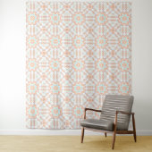 Elegantes geometrisches Retromuster Wandteppich (Beispiel)