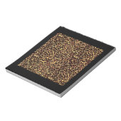 Elegantes Gepardmuster Notizblock (Rotiert)