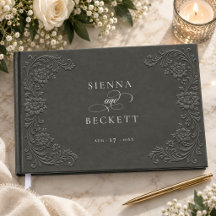 Elegantes, geprägtes, minimalistisches Floraldesig