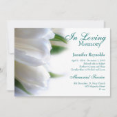 Elegantes Gerahmtes Foto Gedenkstätte Beerdigung S Einladung (Vorderseite)