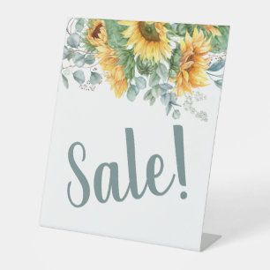Elegantes Geschäft mit Blumenblumen Sockelschild