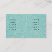 Elegantes Geschäft - Visitenkarten Visitenkarte (Rückseite)